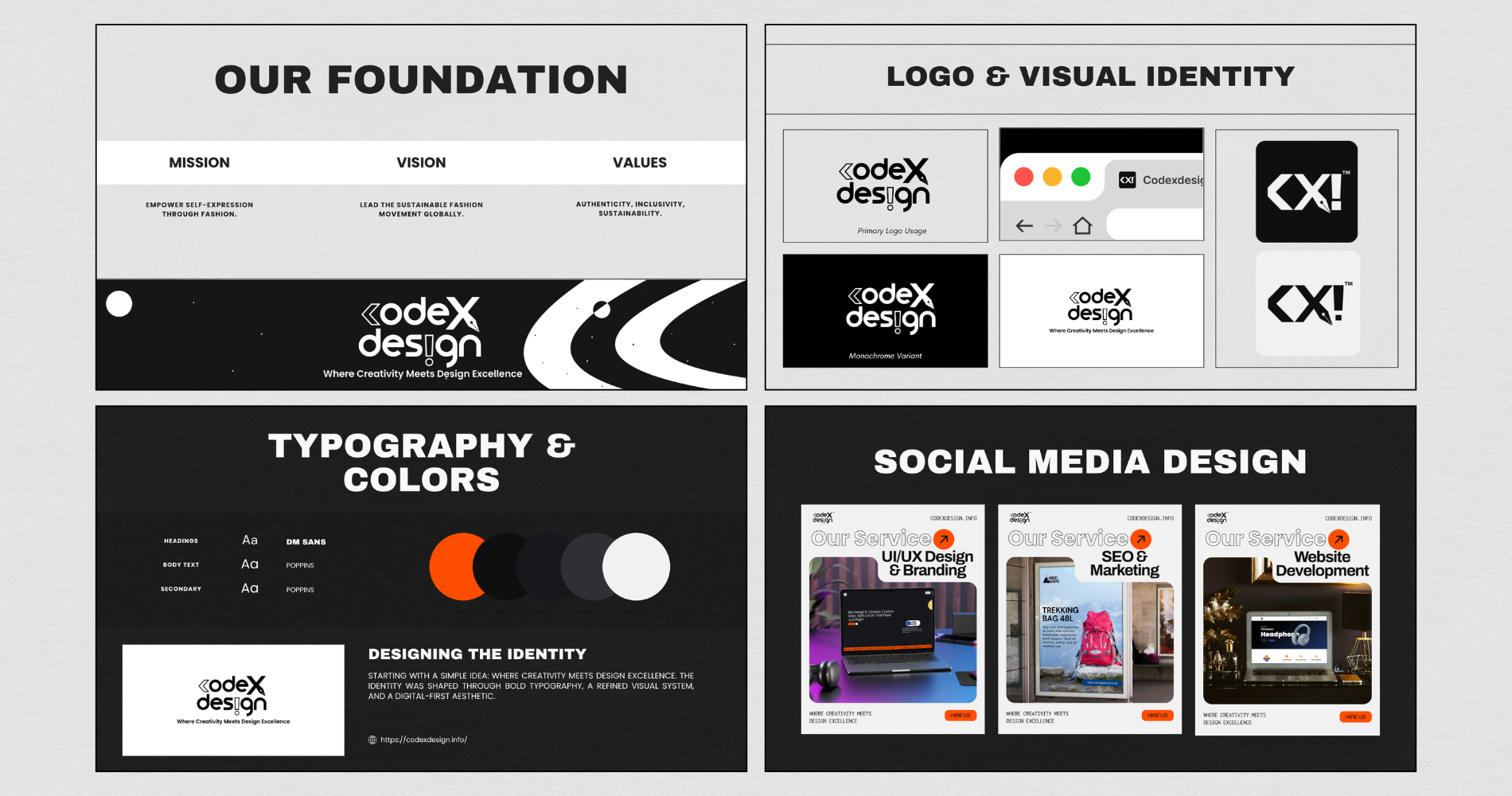Codexdesign social media content set